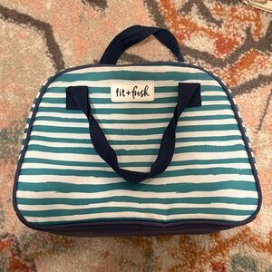 Blue Striped Lunchbox